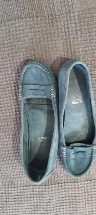 Mocasines azules