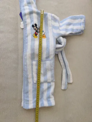 Albornoz Disney Zara Home Rayas Azul Talla 1-2