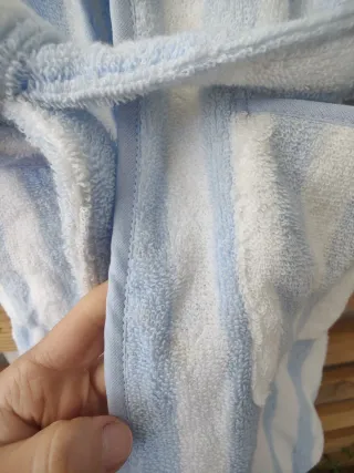 Albornoz Disney Zara Home Rayas Azul Talla 1-2