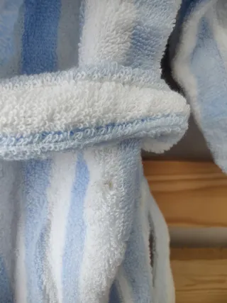 Albornoz Disney Zara Home Rayas Azul Talla 1-2