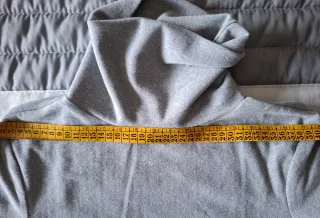 Jersey cuello alto gris talla L