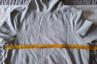 Jersey cuello alto gris talla L