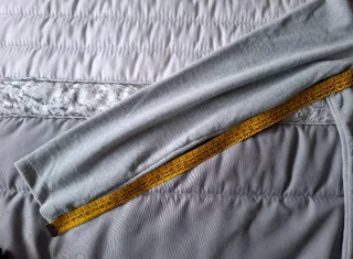 Jersey cuello alto gris talla L