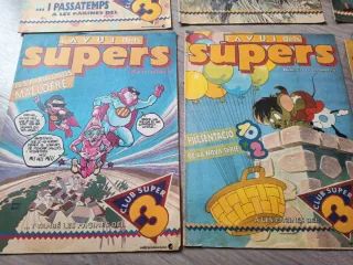 Lote de 6 revistas antiguas del club super3