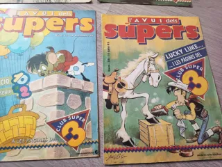 Lote de 6 revistas antiguas del club super3