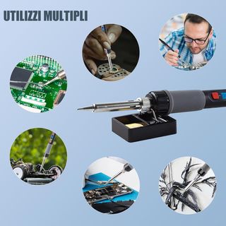 Kit Soldador 90W Temperatura Ajustable