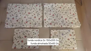 2 Fundas Nórdicas con Fundas Almohada