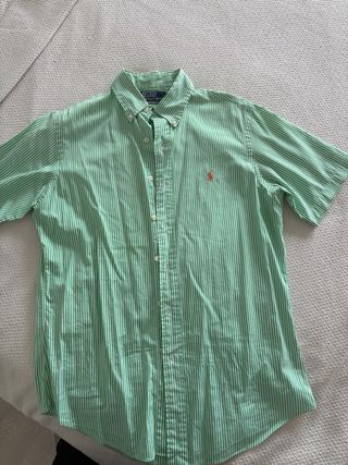 Camisa Polo Ralph Lauren Rayas Verdes