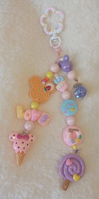 Llavero Kawaii Dulces y Mickey