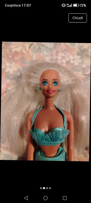 Barbie vintage Sirena Mermaid 1991