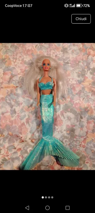 Barbie vintage Sirena Mermaid 1991