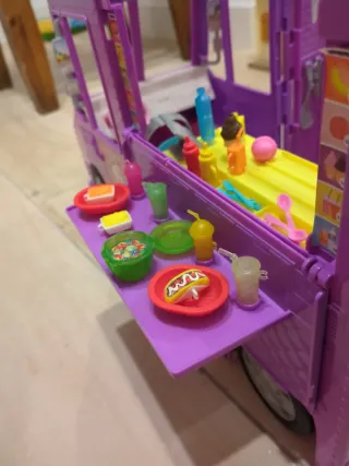 Camión de Comida Barbie Morado