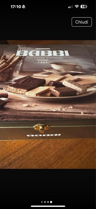 Scatola Latta Babbi 35x25