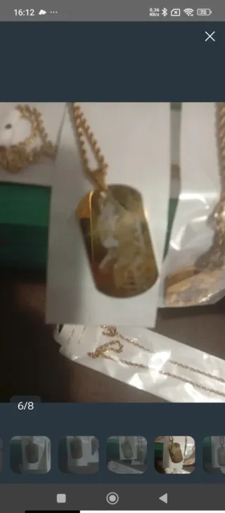 Collar Camarón de la Isla con placa