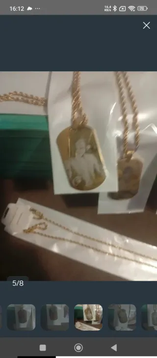 Collar Camarón de la Isla con placa