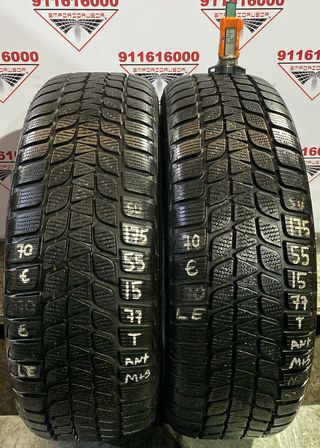 -175 55 15 T BRIDGESTONE RUEDA AL 90% VIDA UTIL