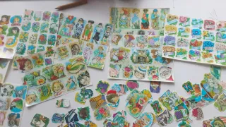 Lote cromos antiguos de la  palma