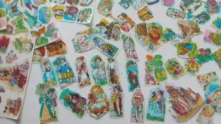 Lote cromos antiguos de la  palma