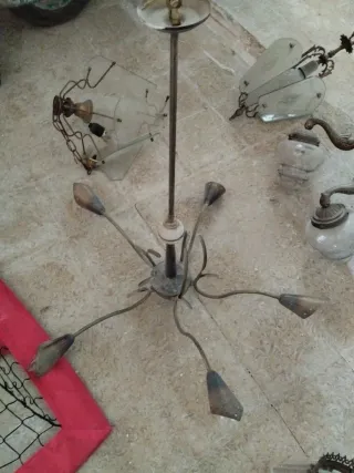 Lámparas antiguas de techo