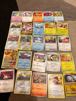 Lote 100 cartas Pokémon