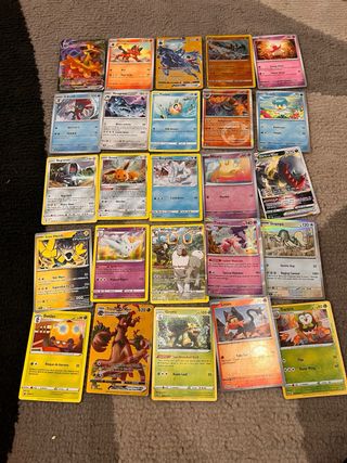 Lote 100 cartas Pokémon