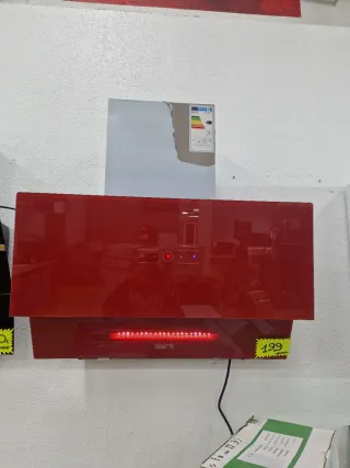 Campana Extractora Kroms Roja