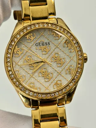 Reloj Guess Dorado con Cristales