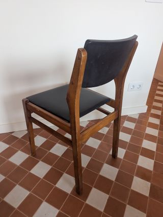 Sillas madera vintage elegantes (Bélgica)