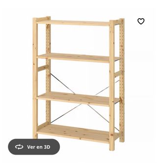 Scaffale IKEA IVAR in legno marrone