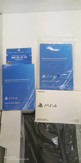 PS4 500GB Negra + Caja + Todo lo original
