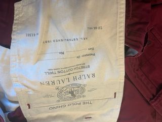 Pantalón Ralph Lauren W44 Rojo