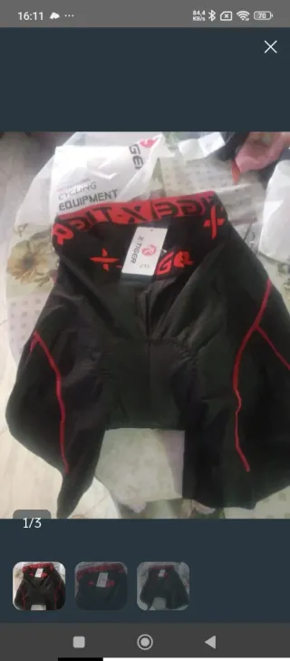 X-Tiger Culotte Ciclismo Negro Talla 2XL