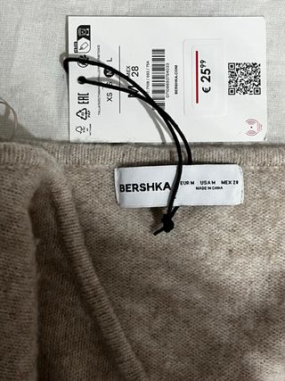Jersey Bershka Beige Talla M