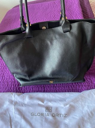 Bolso Gloria Ortiz Negro Piel