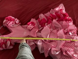 Traje Flamenca Niña Rosa Lunares