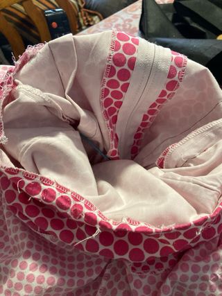 Traje Flamenca Niña Rosa Lunares