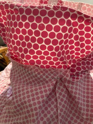 Traje Flamenca Niña Rosa Lunares