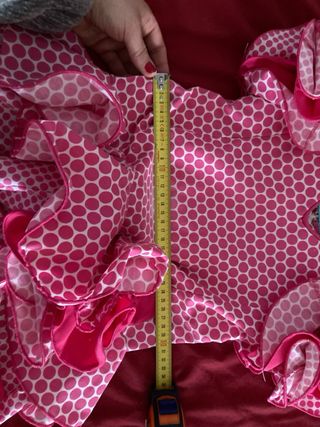 Traje Flamenca Niña Rosa Lunares