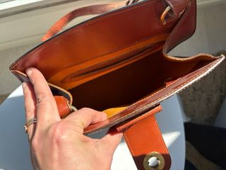 Bolso Louis Vuitton Vintage Marrón Naranja