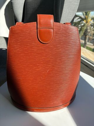 Bolso Louis Vuitton Vintage Marrón Naranja