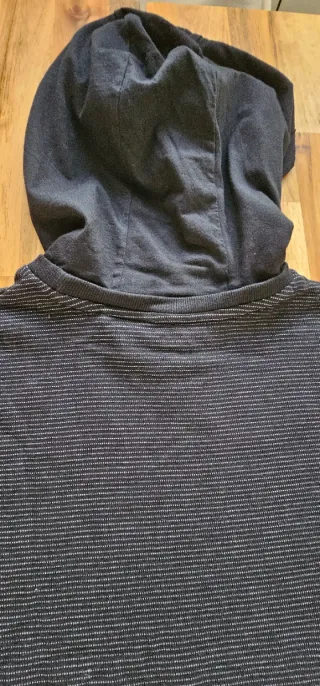 Sudadera con capucha y rayas T.158/164