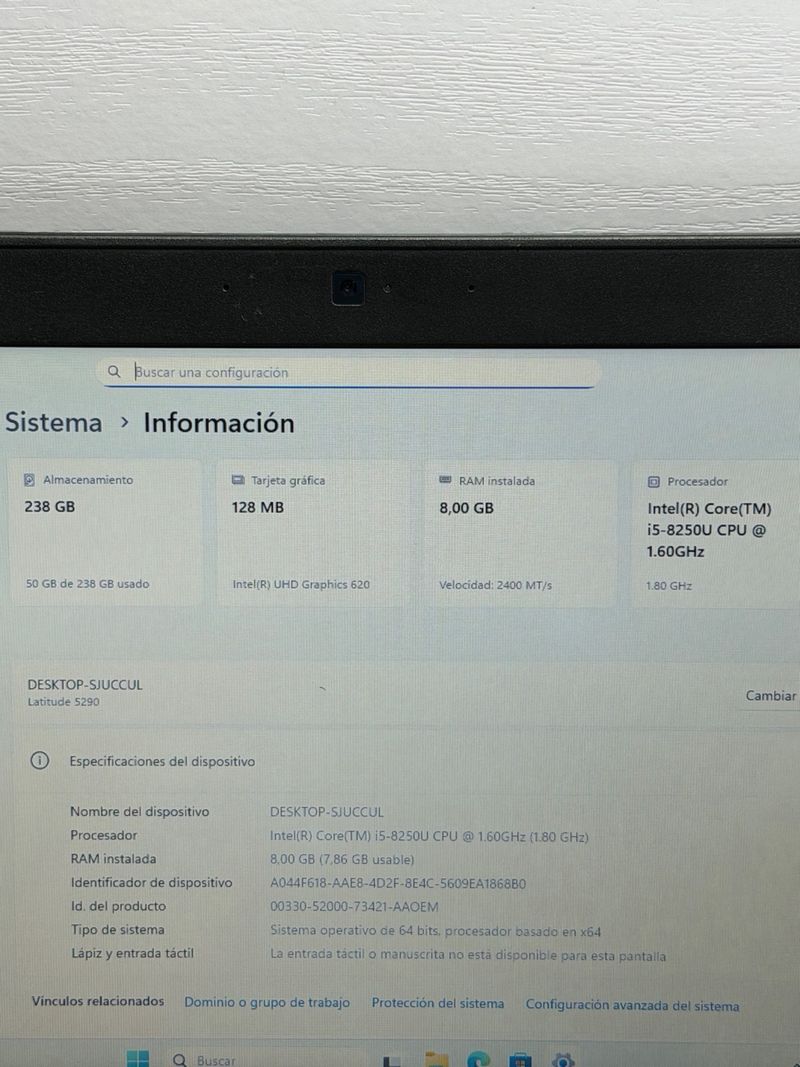 Dell Latitude 5290 i5 / 8Gb / 256Gb afbeelding 2