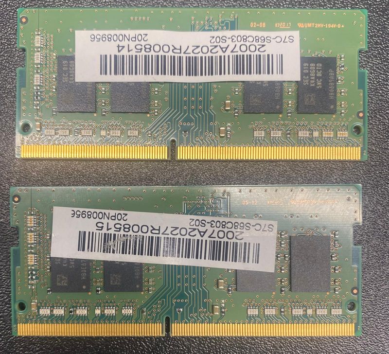 2x Samsung 8GB DDR4 2666MHz RAM afbeelding 2