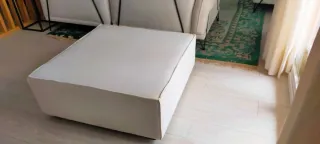 Puff cuadrado 1x1m tela