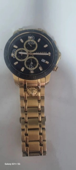 Reloj Versus Versace Negro y Dorado