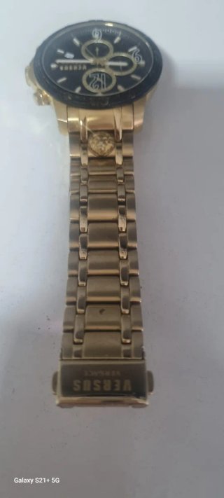 Reloj Versus Versace Negro y Dorado