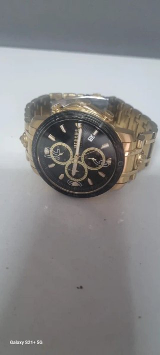 Reloj Versus Versace Negro y Dorado