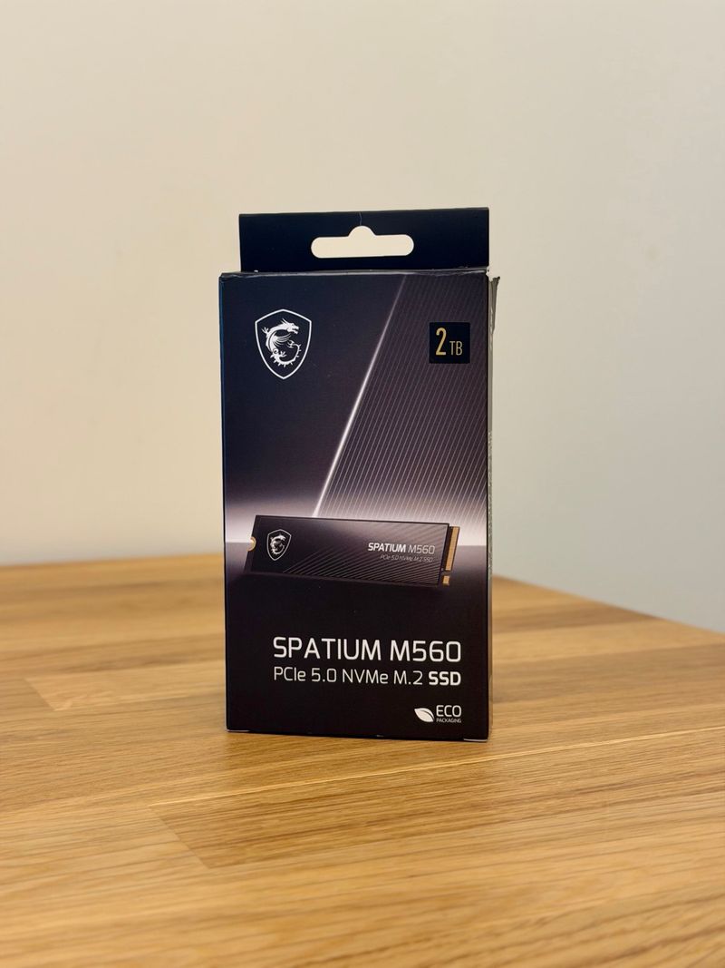 2TB PCIe 5.0 NVMe M.2 MSI SPATIUM M560