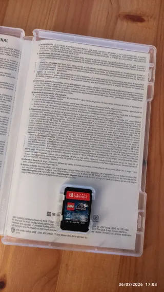 Juego Nintendo Switch Lego Jurassic World