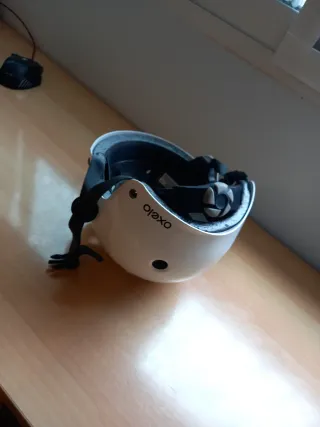 Casco Oxelo blanco para niñ@s